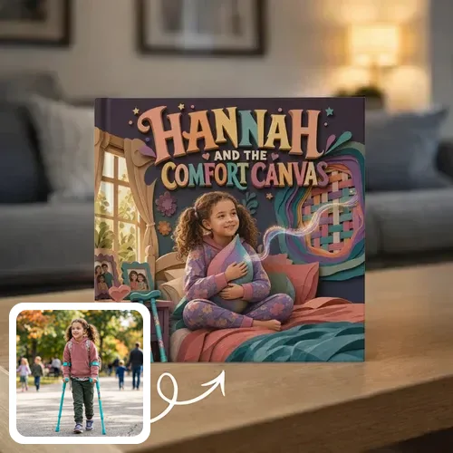Personalized storybook - Hannah and the Comfort Canvas - Genie in a Book